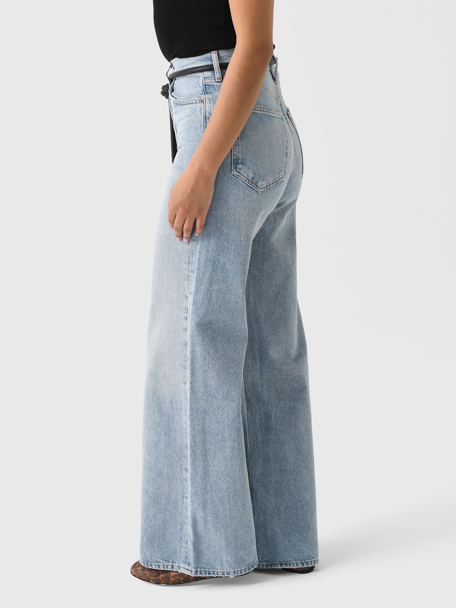 Agolde Women's Dame High Rise Wide Leg Jean