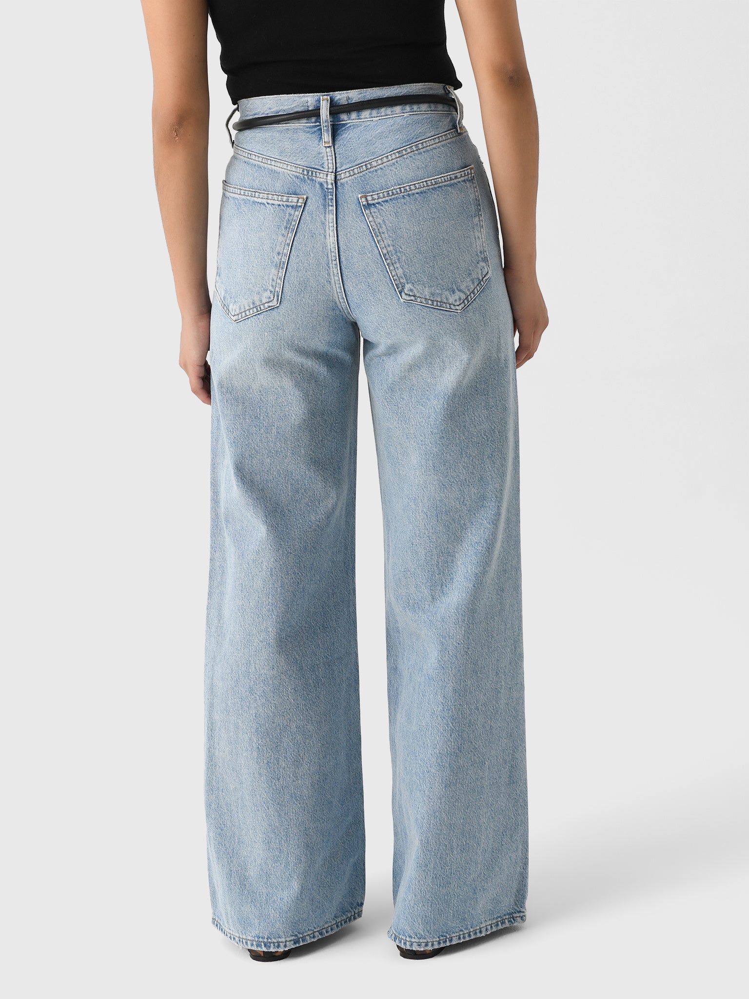 Agolde Women's Dame High Rise Wide Leg Jean