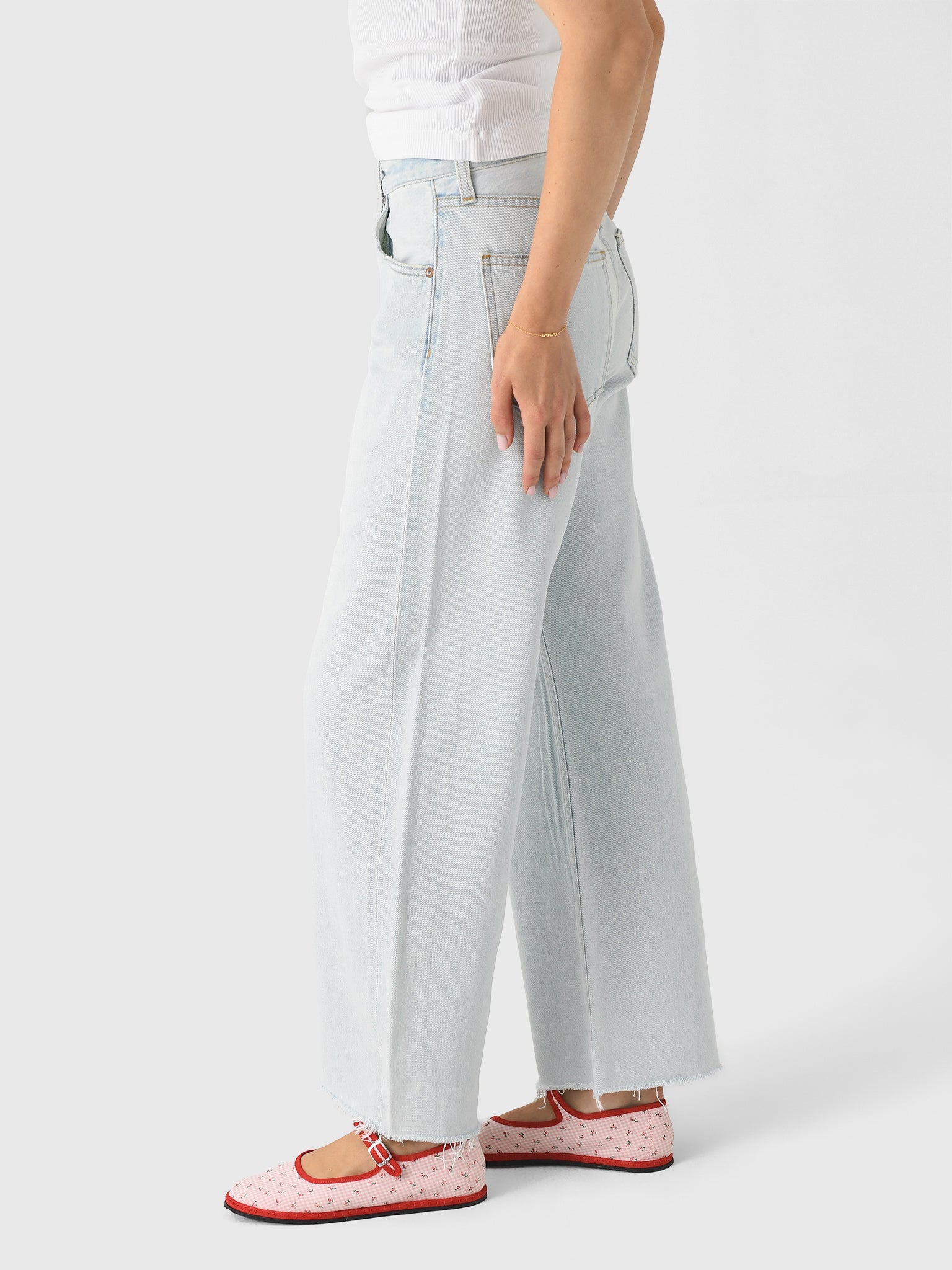 Agolde Women's Low Curve Fray Jean