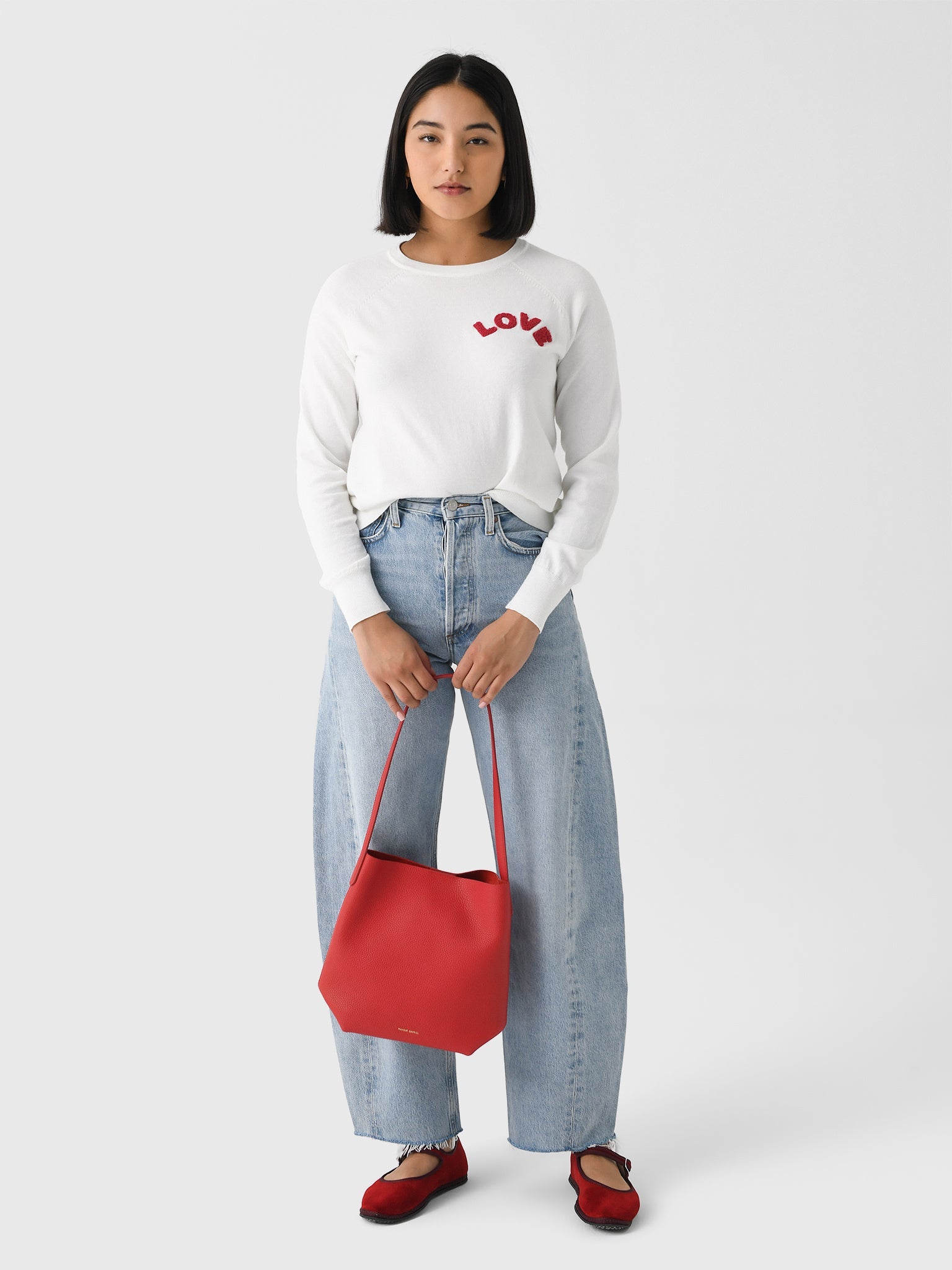 Agolde Women's Luna High Rise Pieced Taper Jean